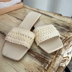 Crochet sandals